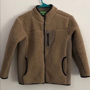 Sherpa polar fleece jacket